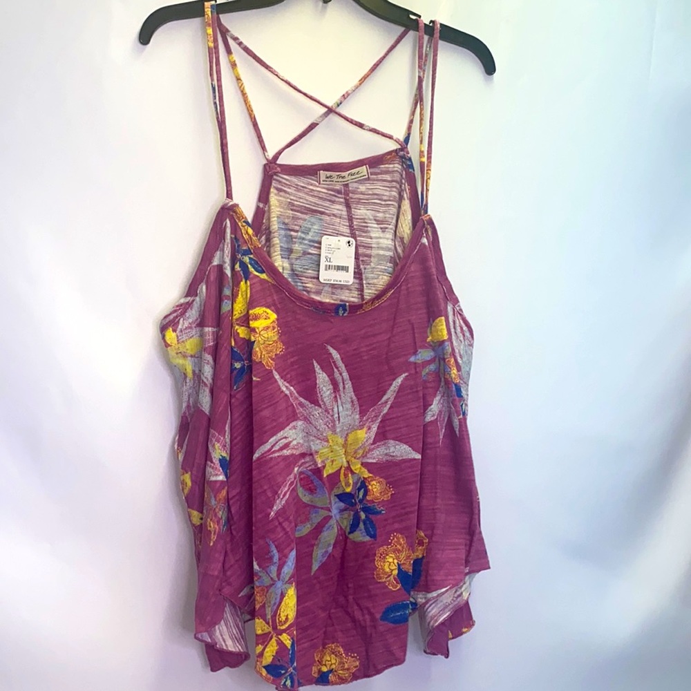 NWT FREE PEOPLE Hey Girl Cotton Tank - Picture 4 of 6